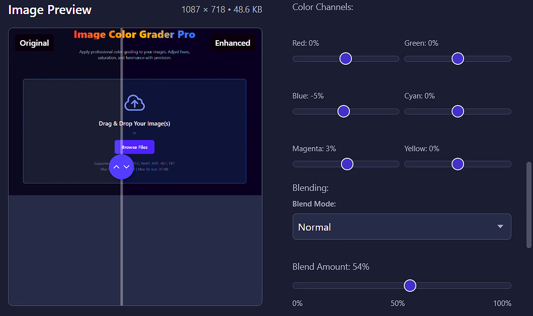 Fine-Tune Color Channels