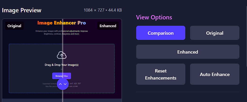 Choose View options